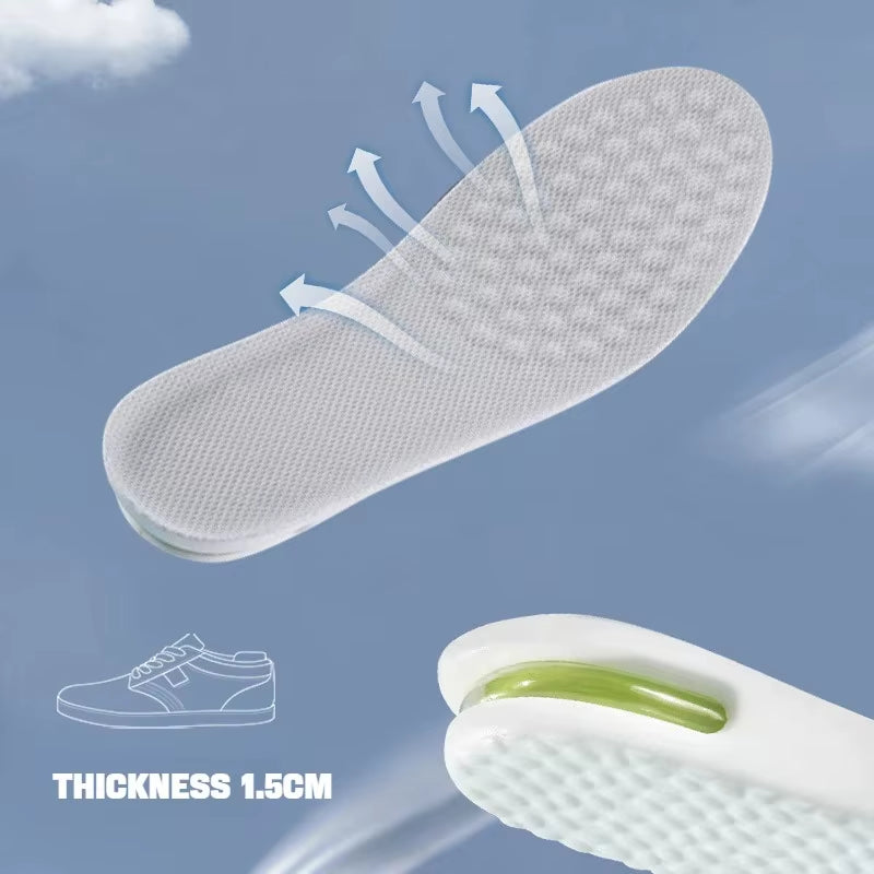 1 Pair of Height Increasing Insoles Relieve Leg Fatigue Comfort Insoles Men'S and Women'S Sports Shock Absorbing Insoles
