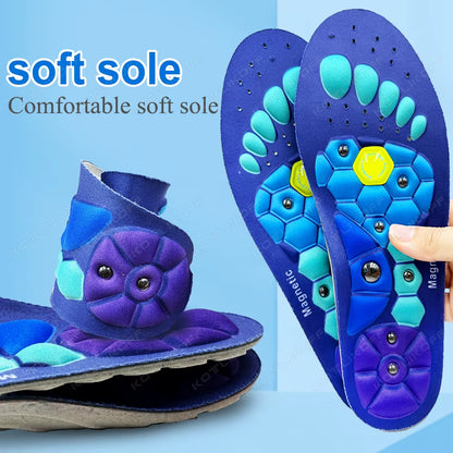 Magnetic Massage Shoe Soles for Orthopedic Arch Support Therapy Foot Acupressure Massage Insole Relaxation Insole Comfort Soles