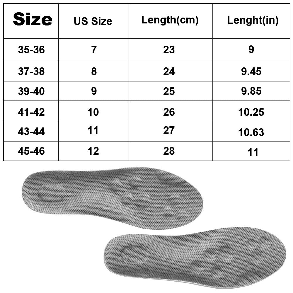 4D Memory Cloud Technology Insole - Super Soft Ultra Comfort Insoles Foam Sport