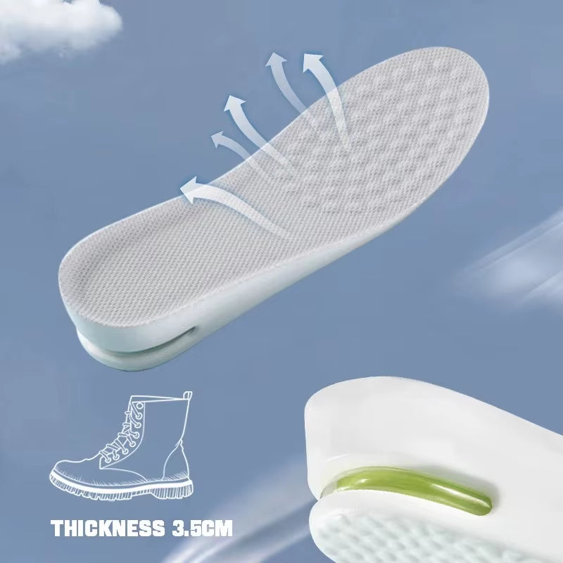 1 Pair of Height Increasing Insoles Relieve Leg Fatigue Comfort Insoles Men'S and Women'S Sports Shock Absorbing Insoles