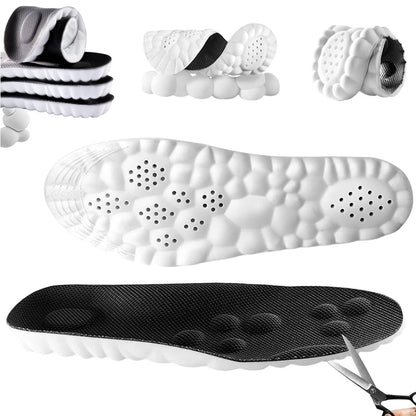 4D Memory Cloud Technology Insole - Super Soft Ultra Comfort Insoles Foam Sport