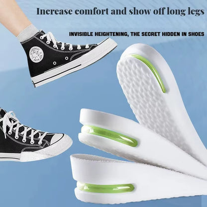 1 Pair of Height Increasing Insoles Relieve Leg Fatigue Comfort Insoles Men'S and Women'S Sports Shock Absorbing Insoles