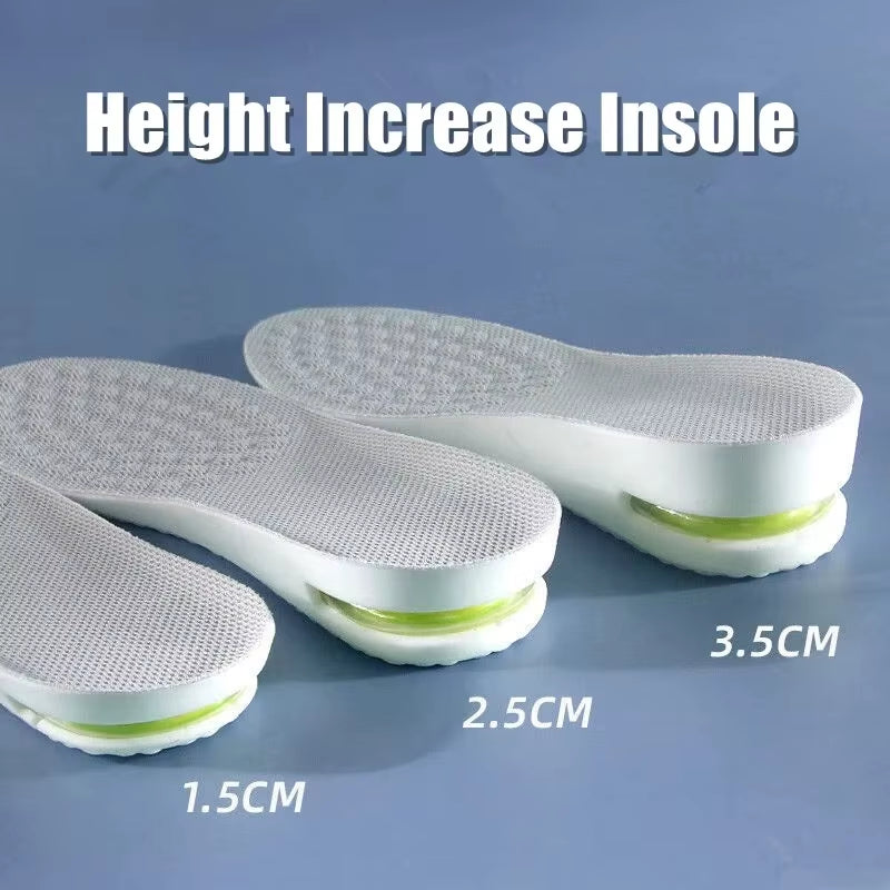 1 Pair of Height Increasing Insoles Relieve Leg Fatigue Comfort Insoles Men'S and Women'S Sports Shock Absorbing Insoles