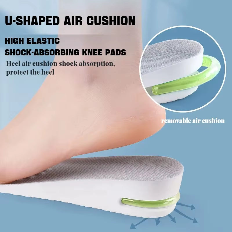 1 Pair of Height Increasing Insoles Relieve Leg Fatigue Comfort Insoles Men'S and Women'S Sports Shock Absorbing Insoles